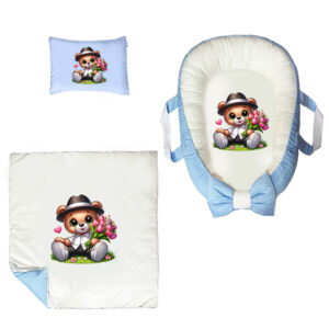 سرویس خواب 3 تکه نوزاد مدل خرس کد DKBB69-set