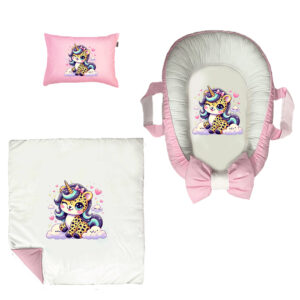 سرویس خواب 3 تکه نوزاد مدل یونیکورن کد DKBP93-set