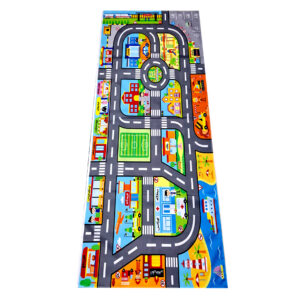 زیر انداز بازی مدل شهر پارچه ای کودک
