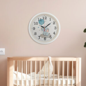 ساعت دیواری کودک مدل بچه فیل  کد 0901