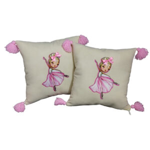 کوسن کودک طرح فرشته مجموعه 2 عددی