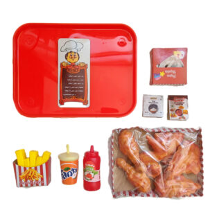 ست اسباب بازی فست فود مدل مرغ سوخاری