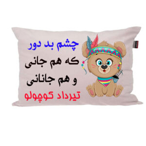 بالش ناریکو مدل نوزاد طرح پسرانه اسم تیرداد کد 04228