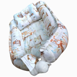 قنداق نوزاد شایلی ست 2 تکه مدل لالایی برگ ها