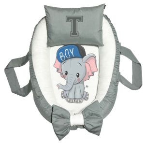 تشک غلت گیر نوزاد پاد آفرین مدل فیل طرح حرف T