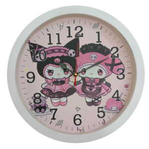 ساعت دیواری کودک مدل کرومی کد 4040504