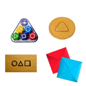 بازی فکری مدل اسکویید گیم مجموعه 5 عددی