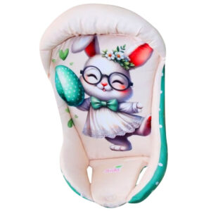 قنداق نوزاد مدل سوئیسی دورو طرح خرگوش خال خالی کد 20