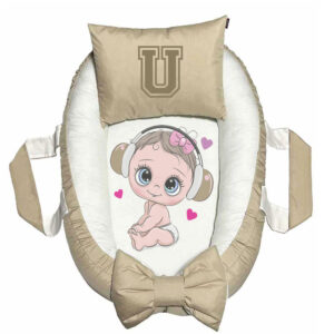 تشک غلت گیر نوزاد پاد آفرین مدل فانتزی طرح حرف U