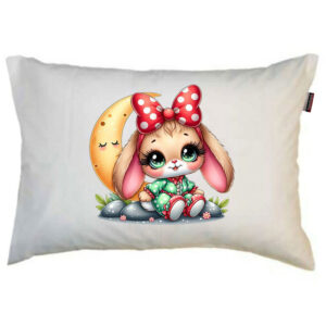 بالش کودک ناریکو مدل دخترانه طرح خرگوش کیوت کد 01167