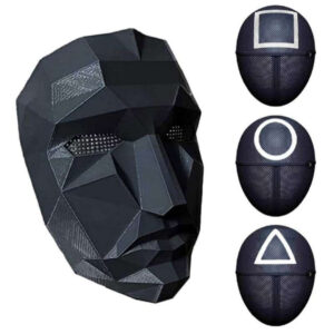 ماسک ایفای نقش مدل اسکویید گیم مجموعه 4 عددی