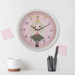 ساعت دیواری کودک مدل پرنسس کد 4021122