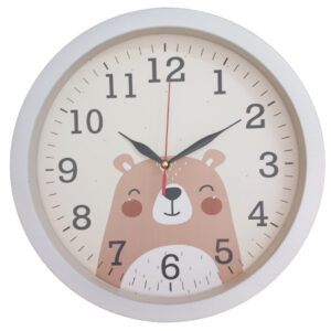ساعت دیواری کودک مدل خرسی کد 40308027