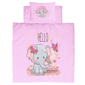 سرویس خواب نوزاد مدبرتر مدل دختر بچه فیلی مجموعه 3 عددی