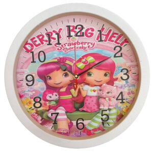 ساعت دیواری کودک مدل توت فرنگی کد 4031208