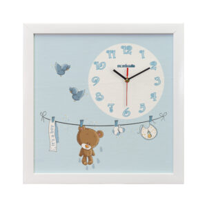 ساعت دیواری کودک مامز کیوتی مدل خرس S-39