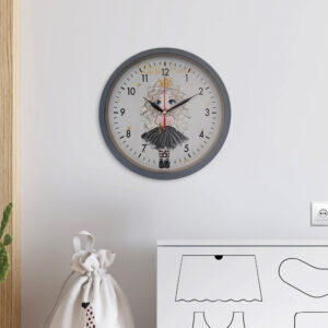 ساعت دیواری کودک مدل پرنسس کد 09011