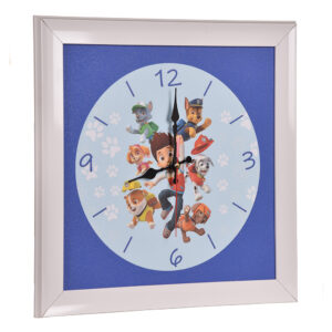 ساعت دیواری کودک مدل سگ های نگهبان