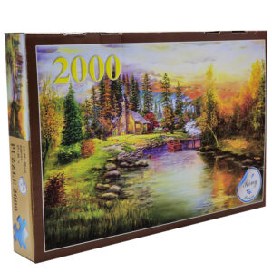 پازل 2000 تکه مدل جلگه و درخت کاج