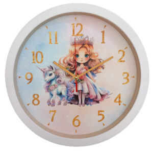 ساعت دیواری کودک مدل پرنسس کد 40305010