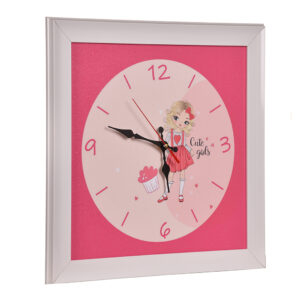 ساعت دیواری کودک مدل دختر