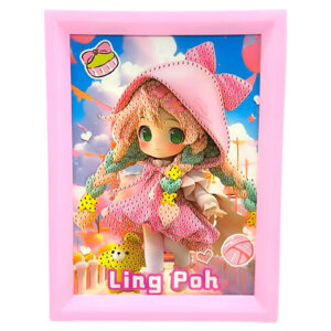 بازی آموزشی مدل نقاشی الماسی فانتزی طرح لینگ پو