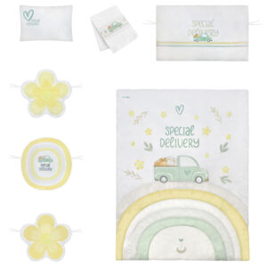 ست 7 تکه روتختی کودک پینک بلو  طرح دلیوری