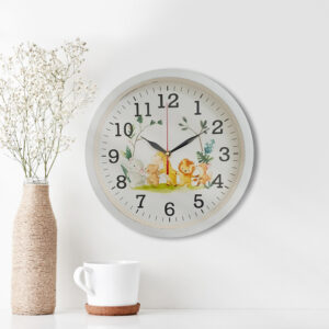 ساعت دیواری کودک مدل حیوانات  کد 01011