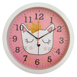 ساعت دیواری کودک مدل گربه کد 4030702