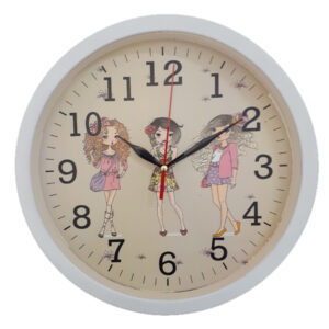 ساعت دیواری کودک مدل دختران کد 40229