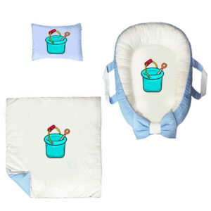 سرویس خواب سه تکه نوزاد ناریکو مدل گارد محافظ دار طرح اسباب بازی کد 0443