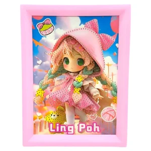 بازی آموزشی مدل نقاشی الماسی فانتزی طرح لینگ پو