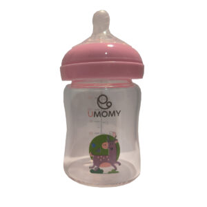 شیشه شیر یومامی طرح گوزن مدل دهانه عریض گنجایش 150 میلی لیتر