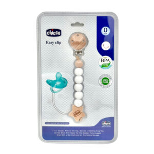 زنجیر پستانک چیکو مدل wooden clipper