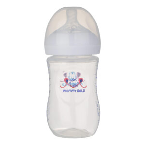 شیشه شیر مامی گلد مدل نچرال گروه سنی 0 تا 6 ماه گنجایش 260 میلی لیتر