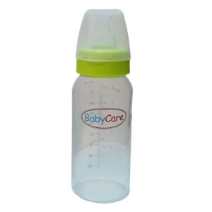 شیشه شیر بیبی کر مدل دهانه استاندارد کد 01 گنجایش 150 میلی لیتر