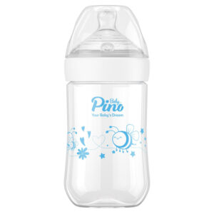 شیشه شیر پینو بیبی مدل Natural sence کد S6- 18 گنجایش 260 میلی لیتر