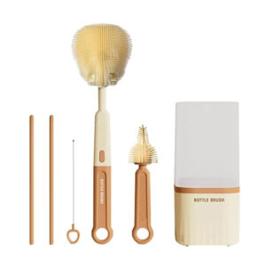 ست برس شیشه شوی مدل NURSING BOTTLE BRUSH مجموعه 7 عددی