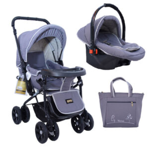 ست کالسکه و کریر کد 502 به همراه ساک لوازم کودک