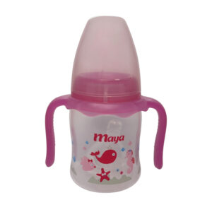 شیشه شیر مایا مدل پروپیلن دسته دار گنجایش 150 میلی لیتر