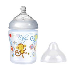 شیشه شیر مسافرتی نوبی مدل id92466.3 ظرفیت 180 میلی لیتر