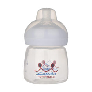 شیشه شیر مامی گلد مدل نچرال گروه سنی مثبت 18 ماه گنجایش 180 میلی لیتر