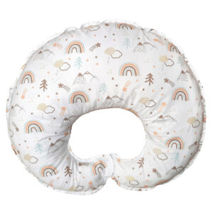 بالش شیردهی طرح رنگین کمان