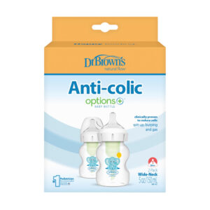 شیشه شیر دکتر براونز طرح فیل SB52015 گنجایش 150 میلی لیتر بسته 2 عددی