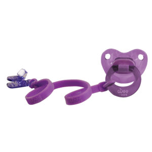 پستانک ارتودنسی وی کر مدل شفاف Fancy سایز 0-6 ماه کد P150 به همراه بند