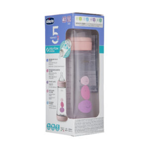 شیشه شیر چیکو مدل پرفکت سیلیکان گنجایش 300 میلی لیتر