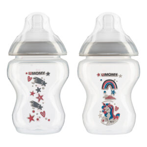 شیشه شیر یومامی مدل گودسنس گنجایش 250 میلی لیتر - بسته 2 عددی